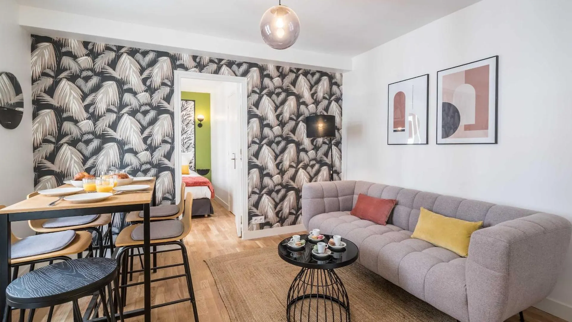 Appartement Cosy 3bdr-6p - Parc Des Buttes-chaumont Parijs