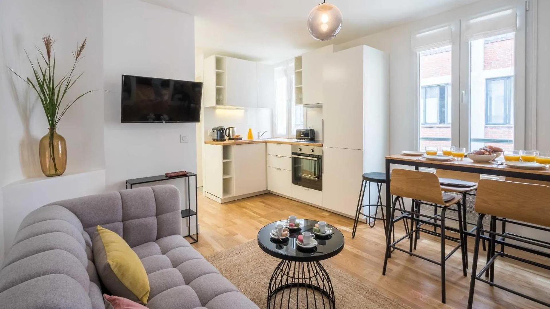 Апартаменты Cosy 3bdr-6p - Parc Des Buttes-chaumont